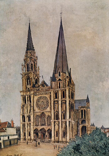 Chartres Cathedral Ca 1913