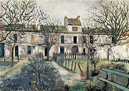 Garden at Montmagny Ca 1909 Art Print