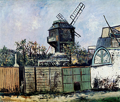 Moulin de la Galette 1920 Art Print