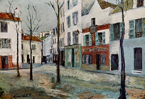 Place du Tertre 1911-12 Art Print