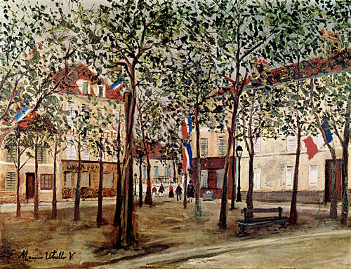Place du Tertre, 14th July Ca 1914