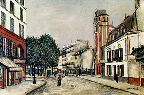 Rue Des Abesses Ca 1918