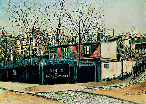 Rue Des Saules Ca 1921 Art Print