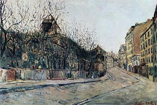 Rue Lepic and the Moulin de la Galette 1908