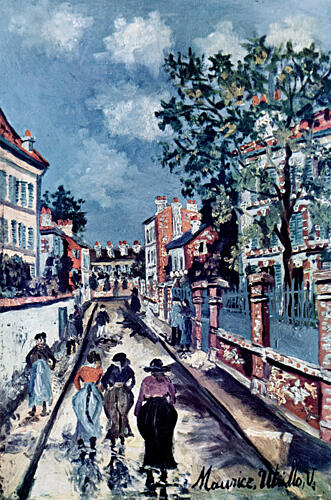 Street Scene Ca 1925