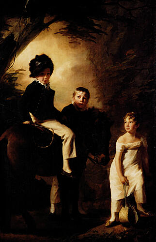 George Drummond, Sister Margaret and Foster Brother Art Print