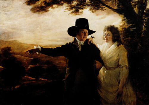 Sir John Clerk and Lady Clerk Art Print