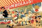 Tombola, 1888 Vintage Print