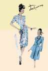 Flower Dress with Jacket, 1947 Art Print by Unknown