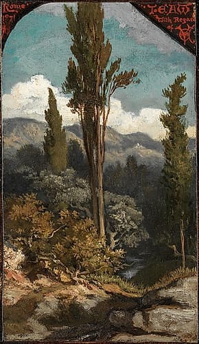 Three Trees Italy Art Print