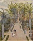 The Palm Alley Art Print