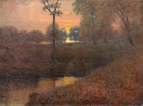 Evening Landscape Print
