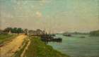 Banks of the Seine Art Print