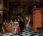 Portrait of a Family Playing Music Art Print
