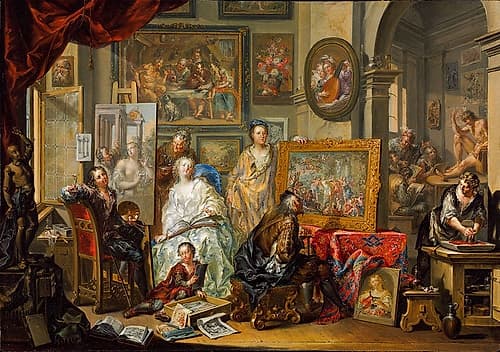 The Artists Studio Figurative Print