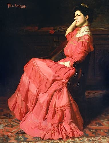 A Rose 1907 Art Print