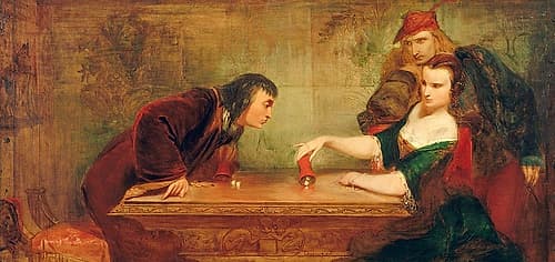 The Last Throw 1840 Art Print