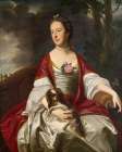 Mrs Jerathmael Bowers ca 1763 Art Print
