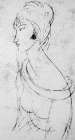 Sketch of Jeanne Art Print