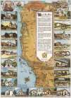 California Missions Vintage Print