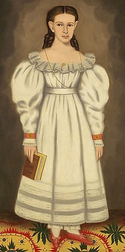 Girl of the Bangs-Phelps Family Figurative Print