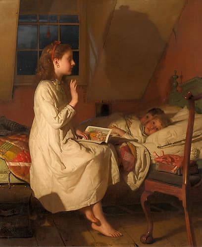 Story of Golden Locks Figurative Print
