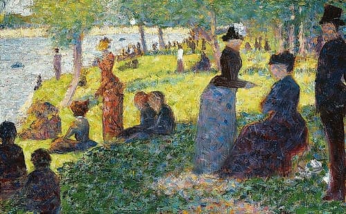 Oil Sketch for La Grande Jatte Figurative Print