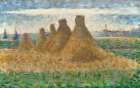 Haystacks Art Print