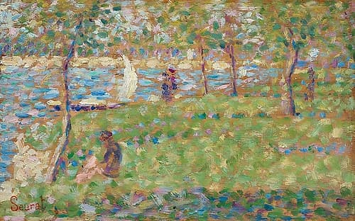 Study for La Grande Jatte Landscape Print