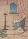 Medieval Bath Bathroom Art Print