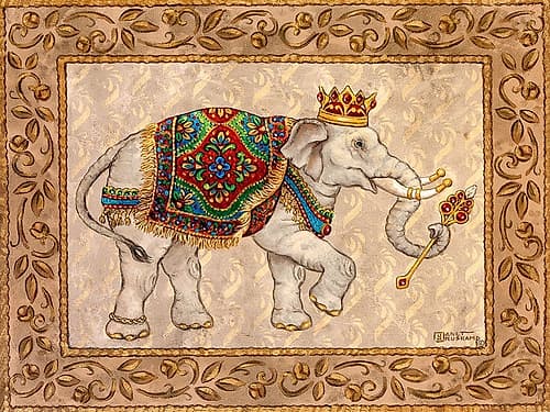 Royal Elephant I Art Print