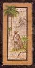 Map with Cheetah Art Print