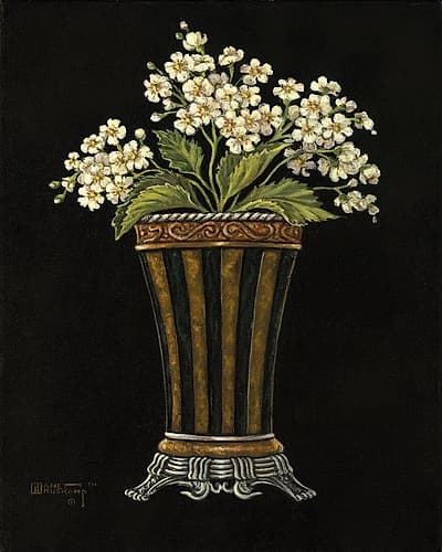 Classical Vase with Flowers I Classical Print