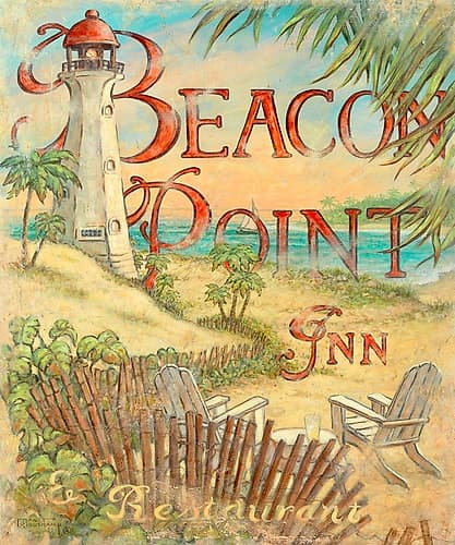 Beacon Point Coastal Print