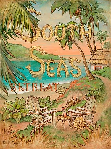 South Seas Retreat Coastal Print