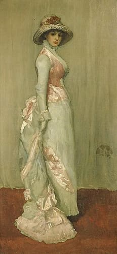 Nocturne in Pink and Gray, Portrait of Lady Meux Art Print