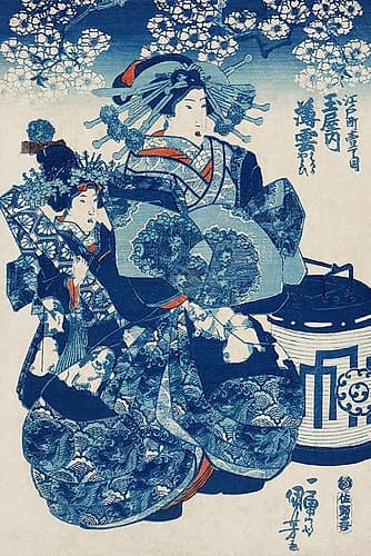 Tamaya uchi Usugumo Art Print