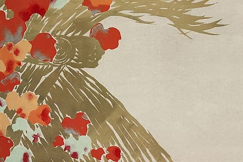 Flowers from Momoyogusa Art Print