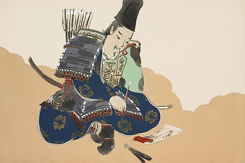 Samurai from Momoyogusa Figurative Print