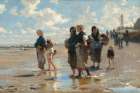 En route pour la p├â┬¬che (Setting Out to Fish) Art Print