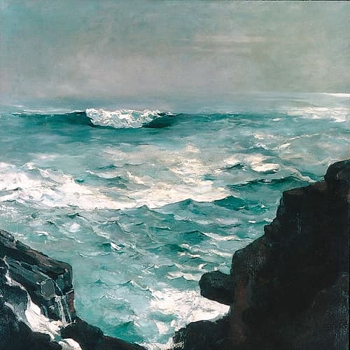 Cannon Rock Coastal Print