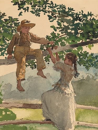 On the Fence Figurative Print