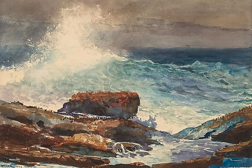Incoming Tide, Scarboro, Maine Coastal Print