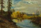 Outlet at Lake Tahoe Art Print