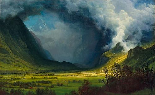 Storm in the Mountains Landscape Print