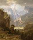 Rocky Mountains, Landers Peak 1863 Art Print