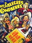 Mexican Movie Poster Los 3 alegres compadres Art Print