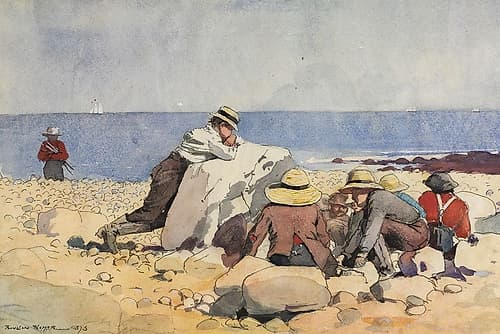 A Clam Bake Coastal Print