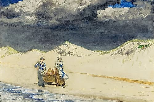 Sand and Sky Art Print