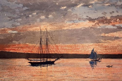 Sunset at Gloucester Coastal Print
